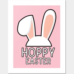 Hoppy Easter Bunny Ears Posters and Art